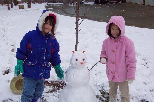 Adria, Jane and the Snow Kitty