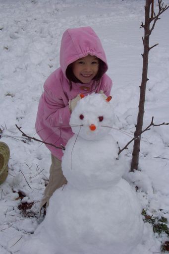 Jane and Snow Kitty