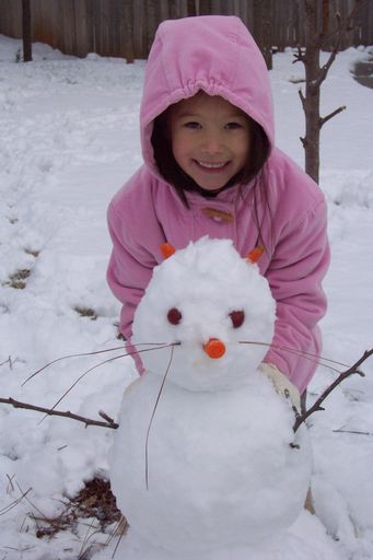 Jane and Snow Kitty