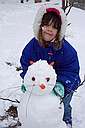 Adria and Snow Kitty